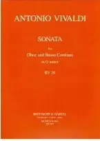 Achetez en ligne | Vivaldi A. Sonata RV 28 Hautbois