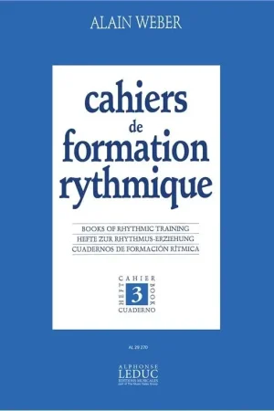 Weber A. Cahiers de Formation Rythmique Vol 3 - Prix spécial