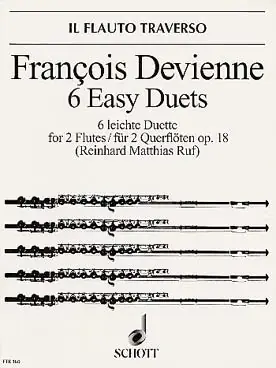 Tout juste ajouté - Devienne F. 6 Easy Duets OP 18 2 Flutes