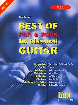 Best OF Pop & Rock For Classical Guitar Vol 2 | Plus que quelques pièces