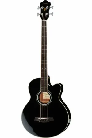 Stock presque épuisé - Ibanez AEB8E-BK Noire