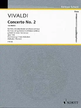 Vivaldi A. Concerto OP 10/2 Flute - Commandez dès aujourd'hui