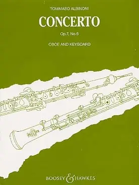 Qualité premium | Albinoni T. Concerto OP 7 N°6 Hautbois
