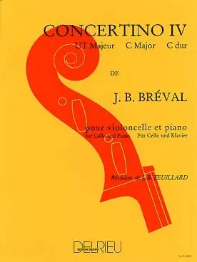 Très bien noté | Breval J.b. Concertino N°4 Violoncelle