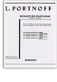 Affaire à saisir - Portnoff L. Fantaisie Russe N°1 Violon