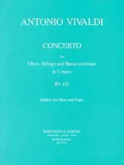 Vivaldi A. Concerto RV 452 FVII:17 Hautbois | Offre à durée limitée