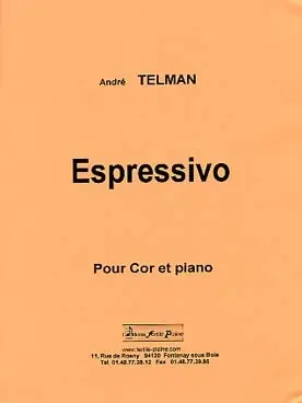 Disponible maintenant - Telman A. Espressivo Cor