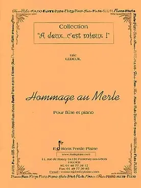 Ajoutez au panier | Ledeuil E. Hommage AU Merle Flute