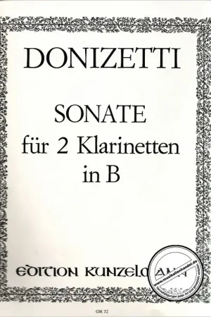 Nouveau produit - Donizetti Sonate Clarinettes
