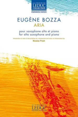 Bozza E. Aria Saxo Mib - Plus que quelques articles