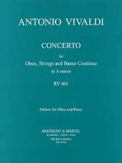 Vivaldi A. Concerto RV 461 Hautbois - Prix choc