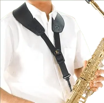 Achat sécurisé - Sangle Saxophone BG S70SH A-T Yoke Cuir