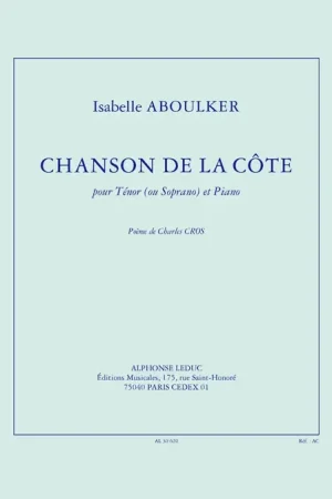 Soldes - Aboulker I. Chanson de la Cote Voix