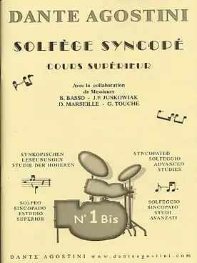 Agostini D. Solfege Syncope Vol 1 Bis - Remise supplémentaire