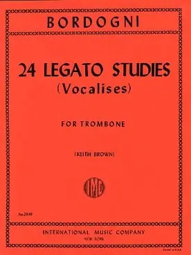Bordogni 24 Legato Studies Trombone | Bien noté