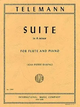 Telemann G.p. Suite la Mineur Flute | Achetez dès maintenant