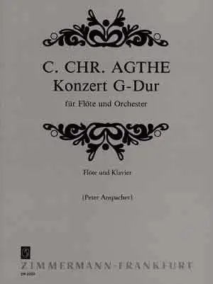 Agthe C.c. Concerto Sol Majeur Flute | Plus que quelques pièces