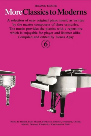 Top des ventes - More Classics To Moderns 6 Piano