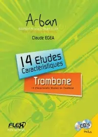 Bon prix | Arban 14 Etudes Caracteristiques Trombone