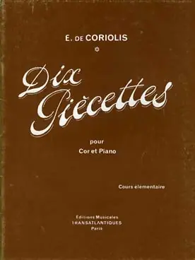 Dernières unités - de Coriolis E. Piecettes Cor