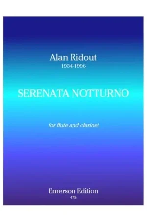 Prix réduit - Ridout A. Serenata Notturno Flute Clarinette
