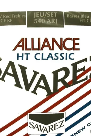 Promo exceptionnelle - Jeu de Cordes Guitare Classique Savarez 540ARJ Alliance Rouge/bleu Tirant Normal/fort