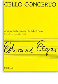 Elgar C. Cello Concerto Version Alto | Prix malin