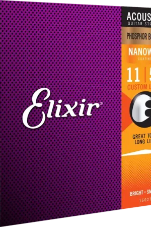 Jeu de Cordes Acoustique Elixir Nanoweb 11/52 REF:16027 - Tout juste ajouté