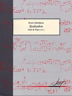 Scheltjens E. Szabadon Hautbois - Prix bas