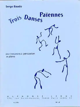 Ajoutez au panier - Baudo S. Trois Danses Paiennes Percussion