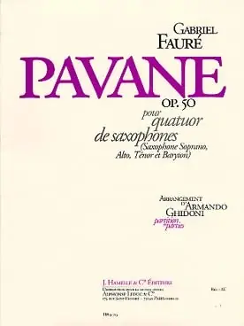 Faure G. Pavane OP 50 Saxos - Top des ventes