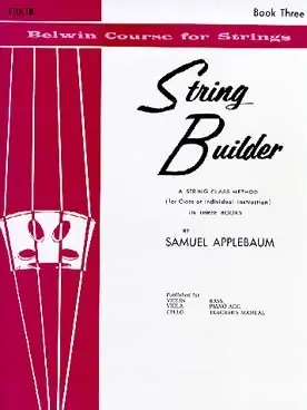 Applebaum String Builder Vol 3 Violon | Best-seller