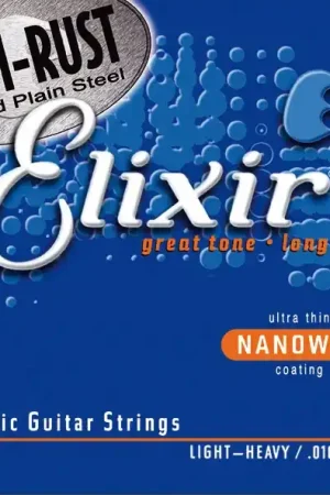 Jeu de Cordes Electrique Elixir 12077 LIGHT-HEAVEY 10/52 - Plus que quelques jours