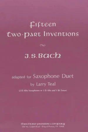 Bach J.s. Inventions A 2 Voix Saxophones | Satisfait ou remboursé