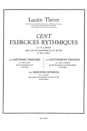 Thevet L. 100 Exercices Rythmiques Vol 1 - Prix malin