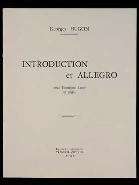 À ne pas manquer | Hugon G. Introduction et Allegro Trombone