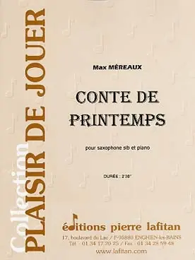 Commandez en ligne - Mereaux M. Conte de Printemps Saxo Sib