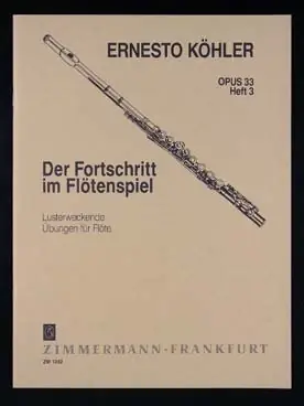 Kohler E. Etudes OP 33 Vol 3 Flute | Prix en baisse
