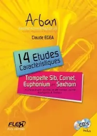 Expédition rapide | Arban 14 Etudes Caracteristiques Trompette + CD
