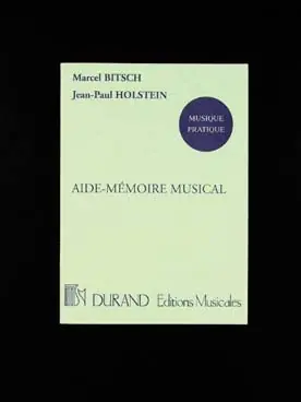 Bitsch M./holstein J.p. Aide Memoire Musical | Dernières pièces