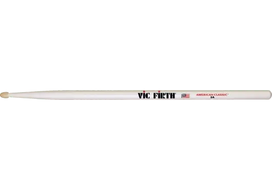 Prix réduit | Baguette Vic Firth American Classic Hickory 5A Blanches