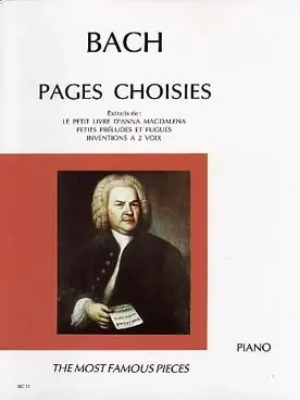 Derniers exemplaires - Bach J.s. Pages Choisies Piano