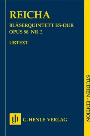 Très bien noté | Reicha A. Blaserquintett ES Dur OP 88 N°2 Partition Poche