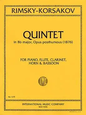 RIMSKY-KORSAKOV N. Quintette BB Majeur - Expédition express