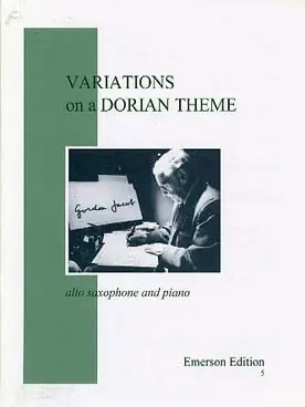 Nouveau - Jacob G. Variations ON A Dorian Theme Saxo Mib