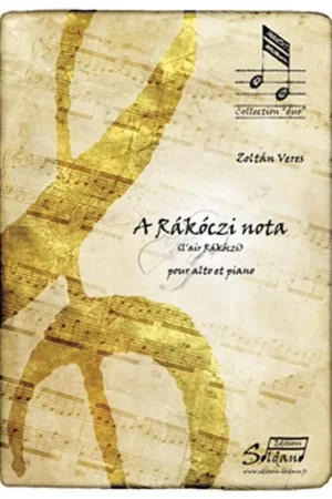 Bientôt épuisé | Veres Z. Rakoczi Nota Alto