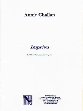 Challan A. Imprevu Flute et Harpe - Très bien noté