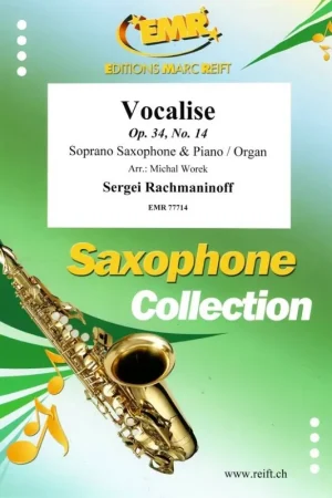Rachmaninoff S. Vocalise Saxophone Soprano - Derniers articles