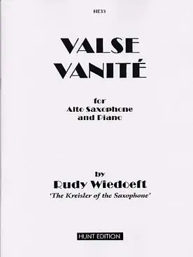 Wiedoeft R. Valse Vanite Saxo Mib | Excellente qualité