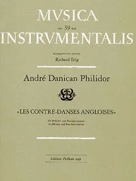 DANICAN-PHILIDOR A. Contre Danses Angloises Hautbois OU Flute A Bec OU Violon OU Flute - Coup de cœur des clients